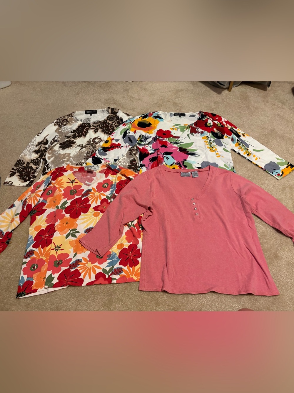 3/4 Sleeve Top Bundle 4
